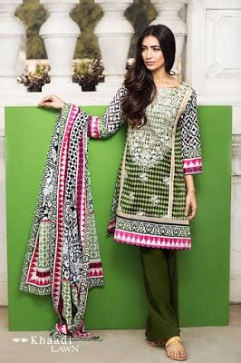 Khaadi Summer Lawn Prints Embroidered Shirt Collection 2018 Vol 1