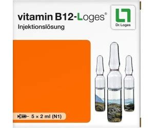 Vitamin B 12 Loges Injektionslösung Ampullen ab 7 82 Preisvergleich