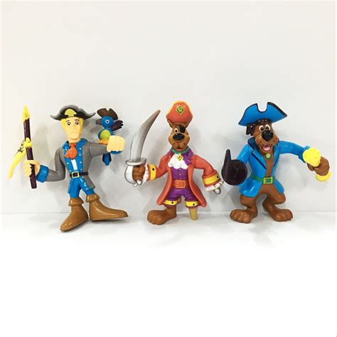 Lot 5pcs Scooby Doo Crew Pirates Mates Shaggy Fred Velma Daphne Figure Random Ebay