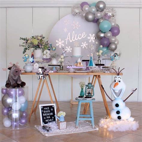 Ideas Para Fiesta De Frozen Frozen Birthday Party Decorations Frozen