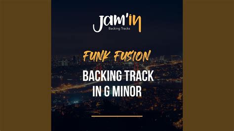 Funk Fusion Guitar Backing Track In G Minor YouTube Music