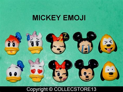 Serie Complete De Feves Mickey Emoji Disney Ebay