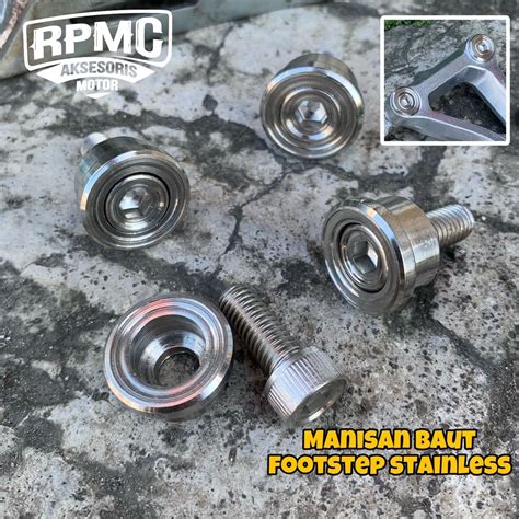 Jual Bosing Baut Ring Manisan Footstep Postep Cbr Boshing Stainless