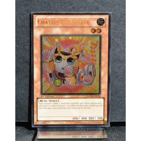 Carte YU GI OH PHSW FR026 UL Chaton Automate Ultimate NEUF FR