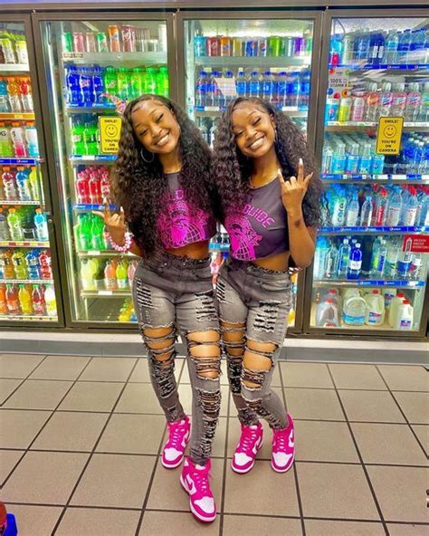 Mia And Mya On Instagram Make ‘em Look Twice 👀💕 Twinning Trending