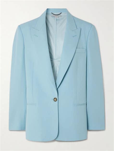 STELLA MCCARTNEY NET SUSTAIN Oversized Wool Gabardine Blazer In 2024