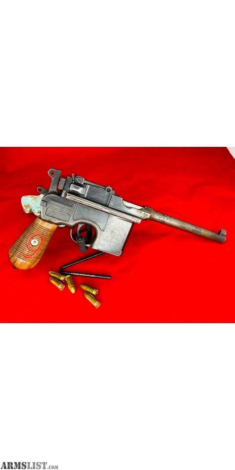 Armslist For Sale Mauser C96 Red 9 Broomhandle Pistol