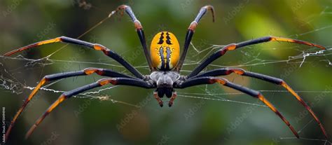 Trichonephila Clavipes Known As The Banana Spider Is A Large North