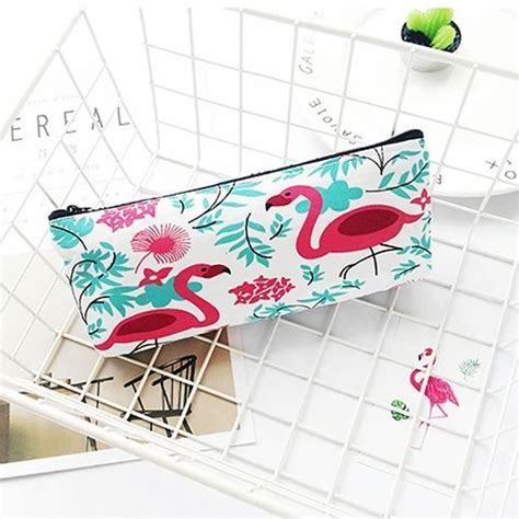 Jl Un Nouveau Design Mode Flamingo Crayon Mignon Toile Petit Crayon Sac