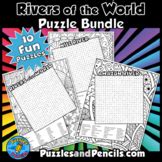 Nile River Word Search Puzzle Activity Page With Coloring Rivers Of