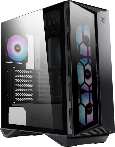 MSI MPG VELOX 100R Mid Tower Gaming Case Nero 4 Ventole ARGB Da 120