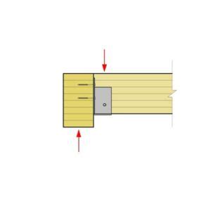 Beam Bears At Top Of Column Or Wall Woodworks Wood Products Council