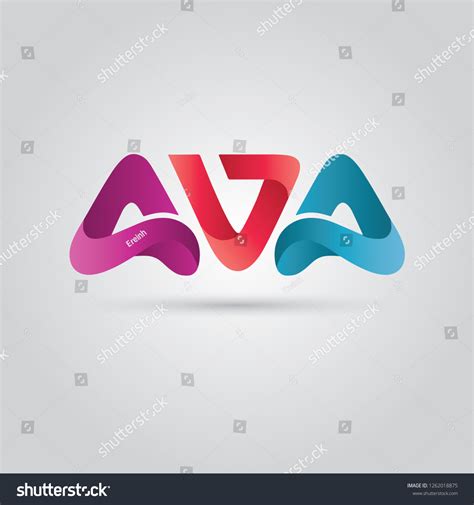 Ava Logo Design Vector Stock Vector (Royalty Free) 1262018875 ...