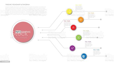 Timeline Project Diagram Infographic Template For Business Modern