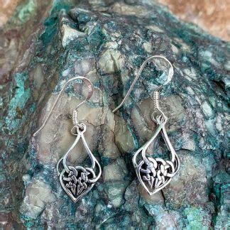 Celtic Heart Sterling Earrings Gle Good Living Essentials