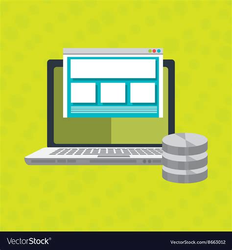 Data center design Royalty Free Vector Image - VectorStock