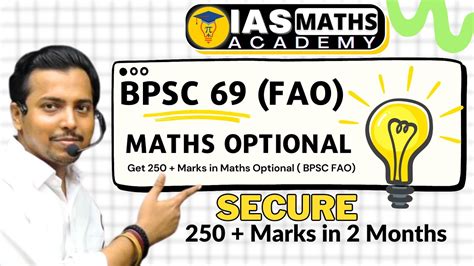 Bpsc Fao Maths Optional Score Marks With Our Maths Optional