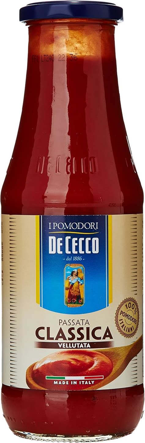 De Cecco Passata Di Pomodoro Classica Vellutata Pezzi Da G