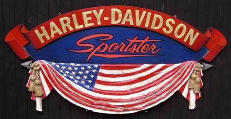 Bonhams Cars A Harley Davidson Sportster Promotional Sign