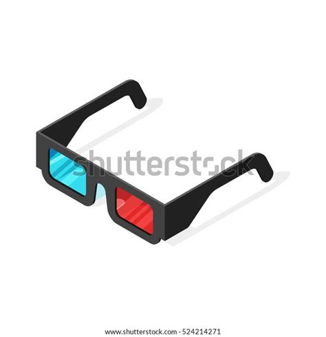 Isometric Vector Illustration 3d Glasses Isolated Stock Vector Royalty Free 524214271