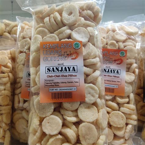 Jual Kerupuk Udang Bangka Coin Cap Sanjaya 200gr Kota Tangerang