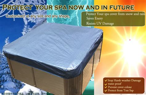 Hot Tub Cover Cap 7ftx7ft 213x213x30cm Prevent Snow Rain And Dust