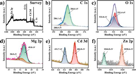 A Xps Survey Spectrum Of Mfcdsezns Nfs B F High Resolution Xps Download Scientific