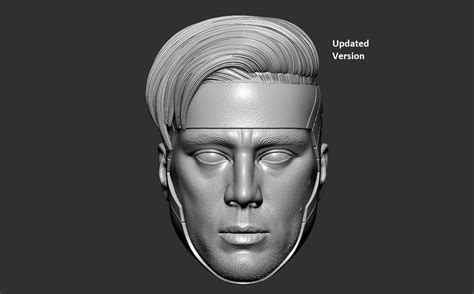 Stl File Gambit Channing Tatum Deadpool And Wolverine Figure Head