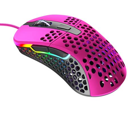 Kustom Pcs Xtrfy M4 Rgb Pink Wired Optical Gaming Mouse With Omron