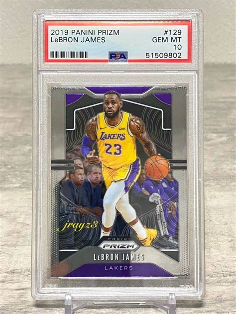 目立った傷や汚れなし状態完璧PSA10LeBron James2019 20 Panini Prizm 129 レブロン