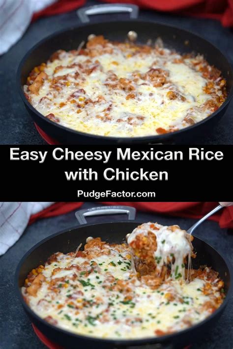 Easy Cheesy Mexican Rice With Chicken Artofit