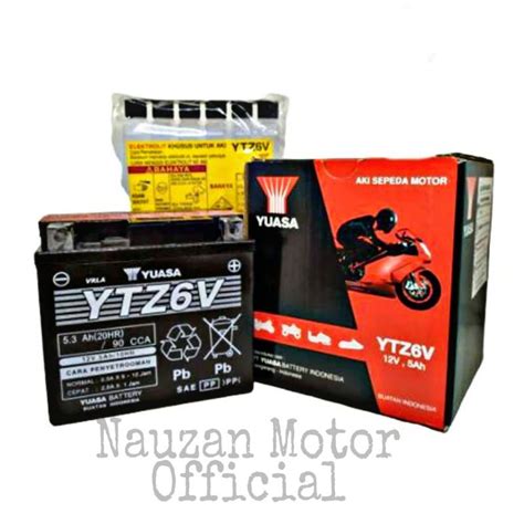 Jual Aki Motor Beat Fi Scoopy Vario Iss Satria Fu Pcx Yuasa