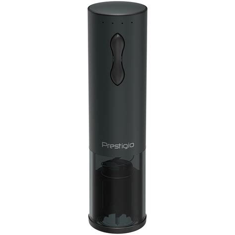 Bolsena Electric Wine Opener With Prestigio Logo Aerator Vacuum Preserver Black Color