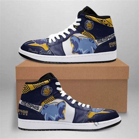 Memphis Grizzlies Custom Air Jordan Shoes Animetrium