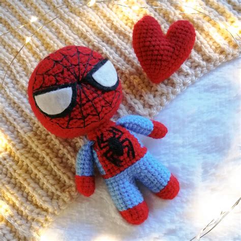 Spider Man CROCHET PATTERN Amigurumi PDF Eng Esp Etsy New Zealand