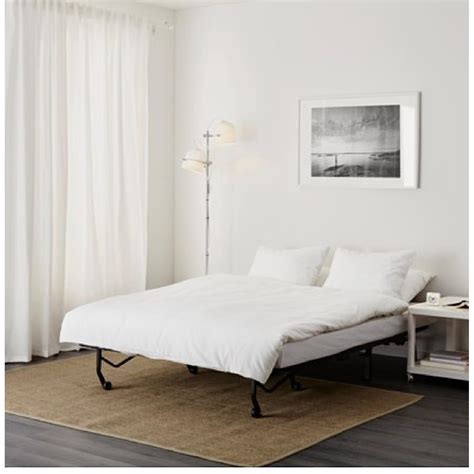 Ikea Lycksele Lovas White Sofa Bed Aptdeco