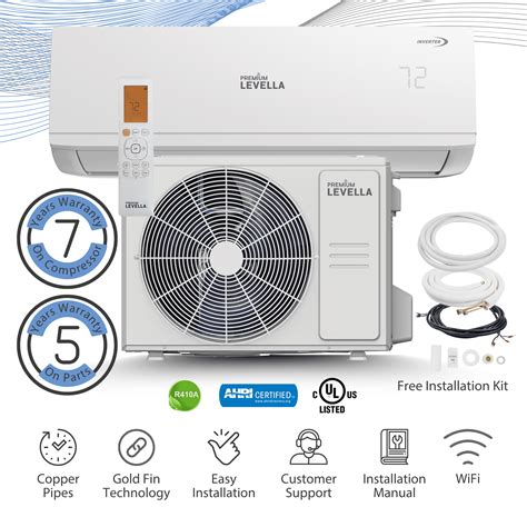 36000 Btu Air Conditioner Mini Split 18 Seer2 Inverter Ductless Heat