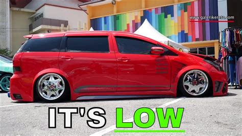 Vip Style Toyota Wish Modified And Super Low Galeri Kereta Youtube