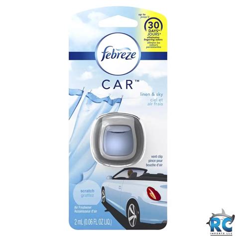 FEBREZE CAR VENT CLIP LINEN SKY RC Imports