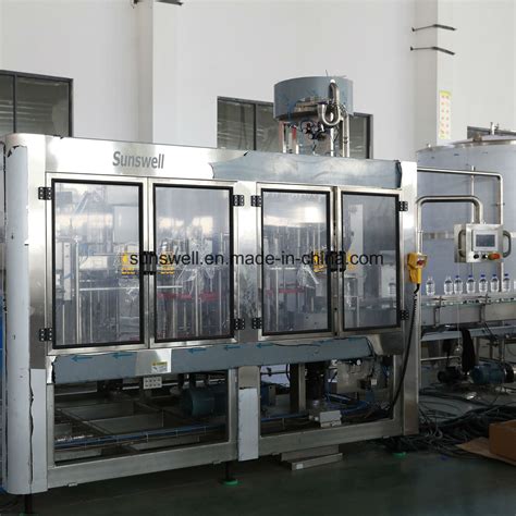 500ml 10000bph Water Rinsing Filling Capping Monoblock Machine China