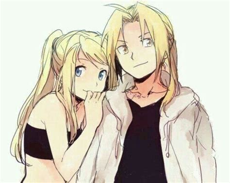 Edward Y Winry Full Metal Alchemist Amino Amino