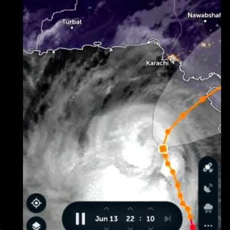 Karachi Cyclone Biparjoy Karachi Toofan Update Karachi Weather