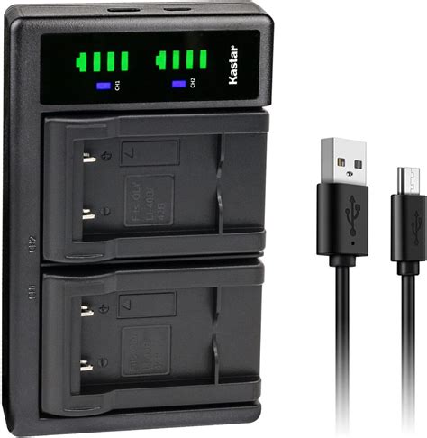 Kastar Cargador de batería USB LTD2 compatible con auriculares