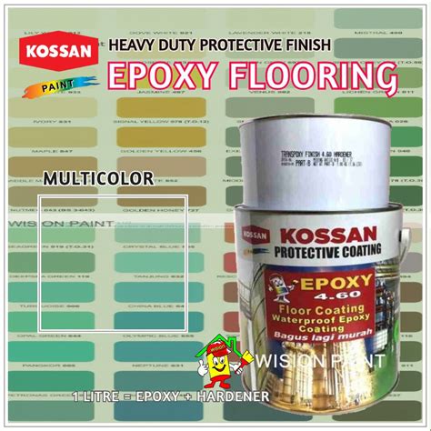 Multicolor L Kossan Epoxy Coating Refurnishing Floor No