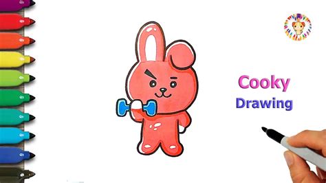 How To Draw Cooky Cooky Drawing Easy Step By Step Bt Youtube