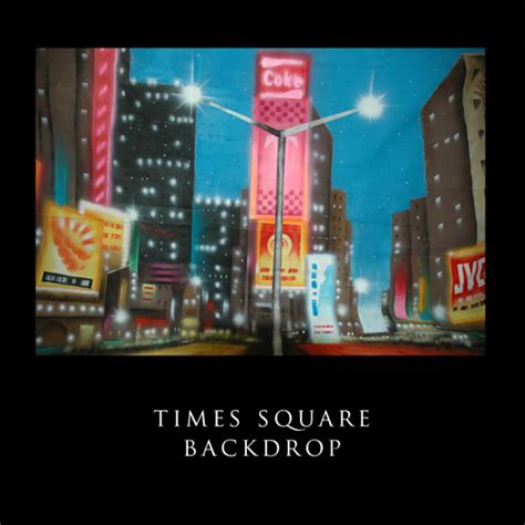 Times Square Backdrop Event Prop Rentals