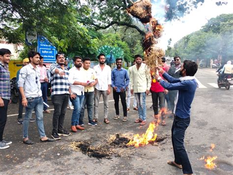 Paint Caught Fire During Effigy Burning The Effigy Of The Vice