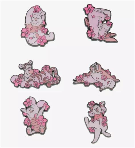 Hot Topic Winnie The Pooh Cherry Blossom Mystery Collection Disney Trading Pin Series Pin Pop