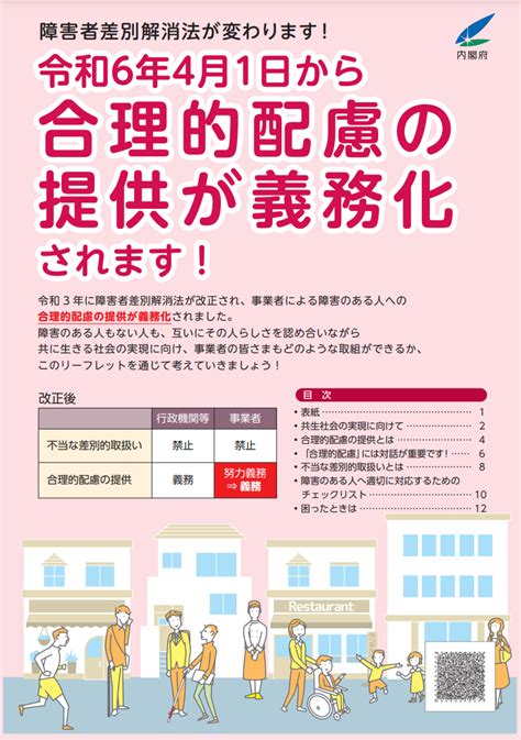 障害者差別解消法改定（2024年4月1日） 一般社団法人 メディカル トランスフォーメーション