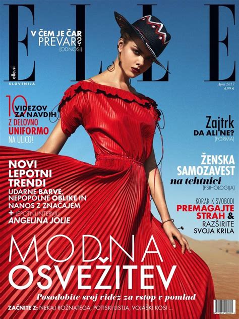 Elle Slovenia April Digital Marie Claire W Magazine